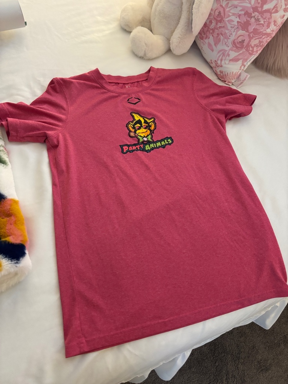 Youth Boys Party Animals Pink Graphic Tee